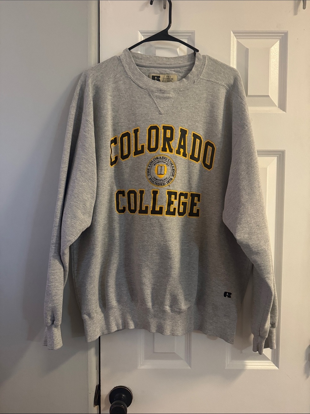 Vintage Russell Athletic Gray Colorado College Crewneck